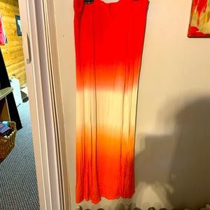 Maxi multi color skirt